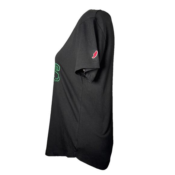 NWT League 91 University Of Oregon Small Black Green T-Shirt Curve Hem Ducks Tee - Picture 2 of 6